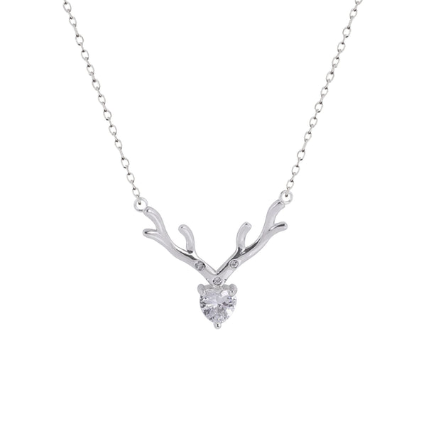 Dear Heart Silver Necklace