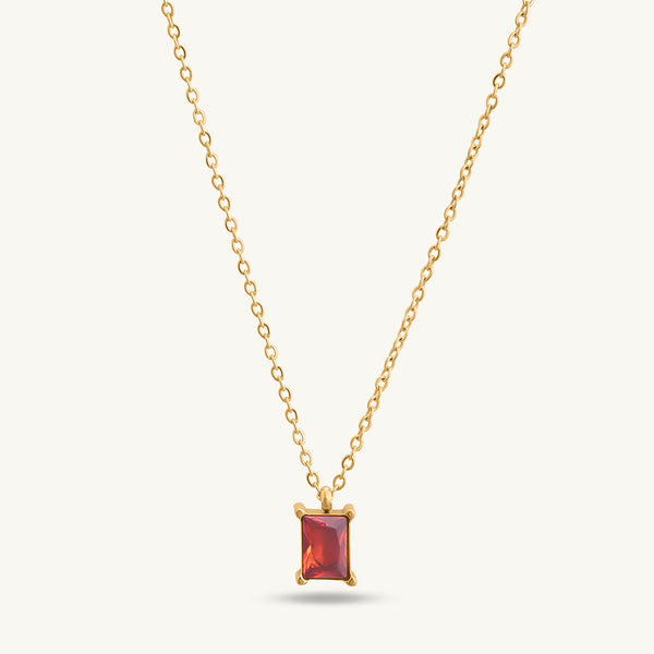 Red Garnet Necklace