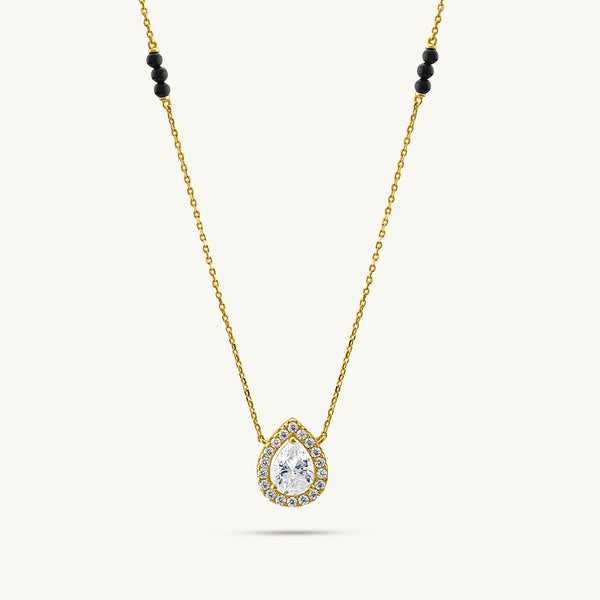 Vamika Diamond Mangalsutra | BIS Hallmarked | 18k Gold Vermeil