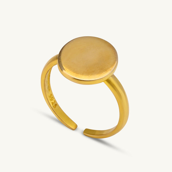 Round Signet Ring