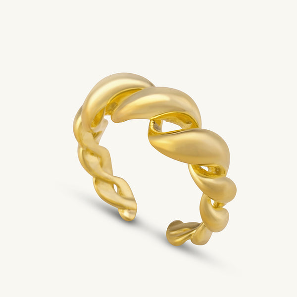 Croissant Love Ring