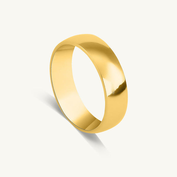 Plain Gold Band Ring