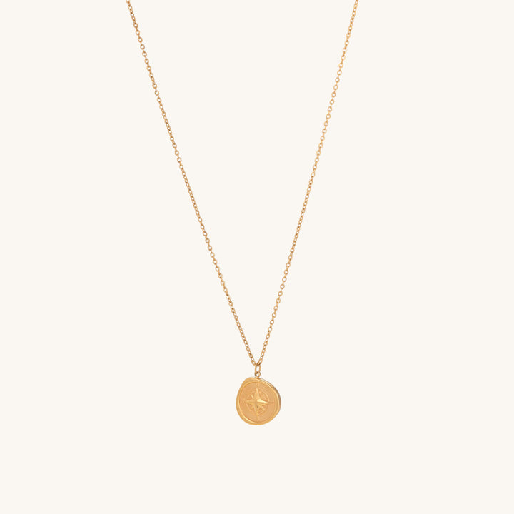 Shop North Star Necklace- 18k Gold Plated Palmonas-2