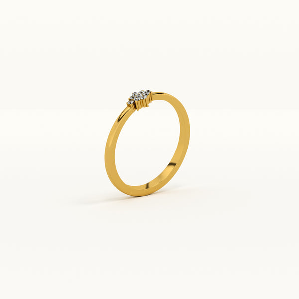 Timeless Sparkle 0.05 Carat Lab-Grown Diamond Ring