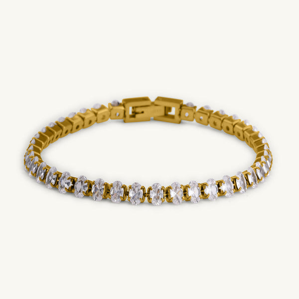 Premium Oval Diamond Bracelet
