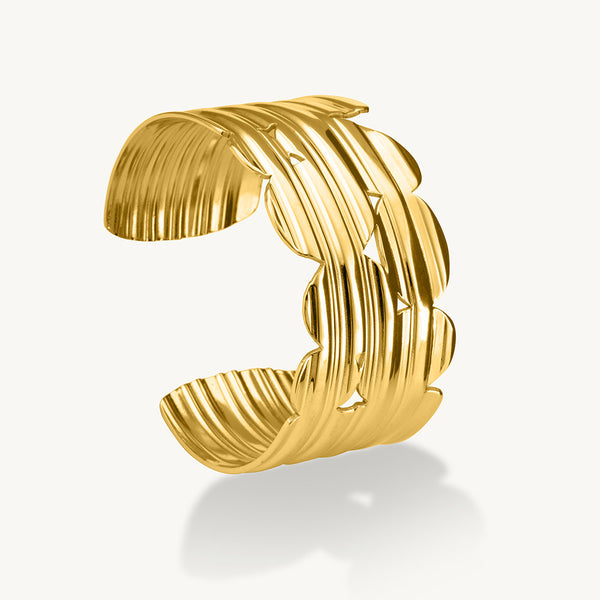 Gold Statement Cuff Bracelet