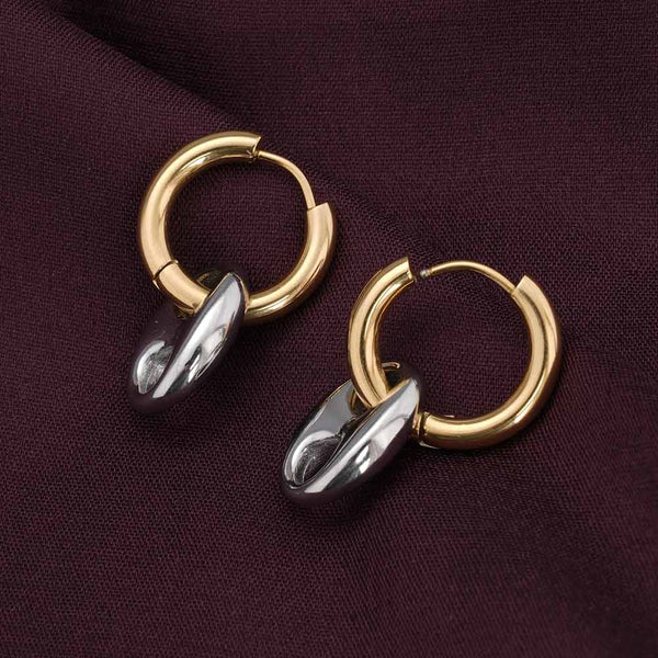 Multimetal Linked Drop Earrings
