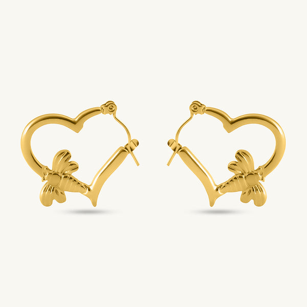 Sweetheart Bee Earrings