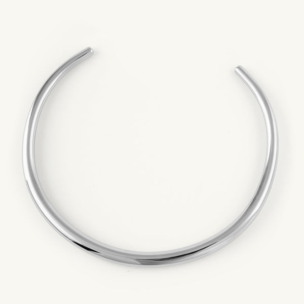 Stylish Silver Choker Necklace