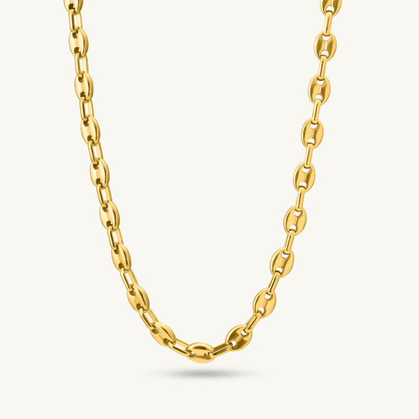 Gold Capsule Link Necklace