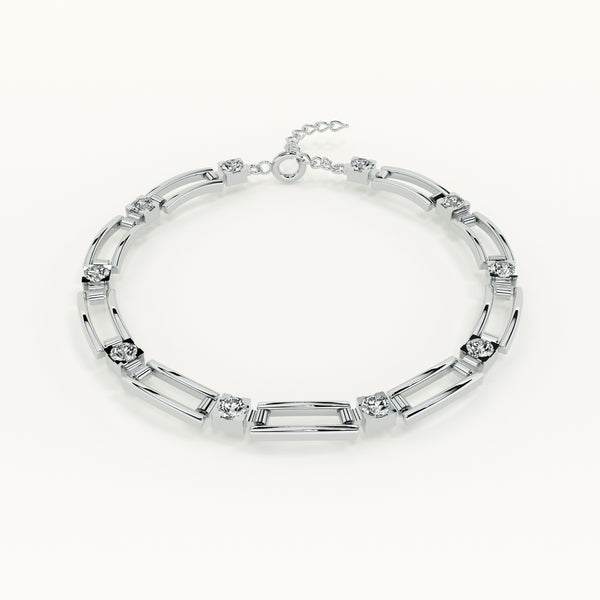 Bar and Dot Bracelet