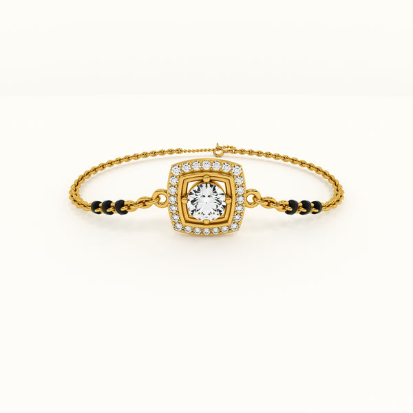 Threads of Love 925 Sterling Silver Mangalsutra Bracelet