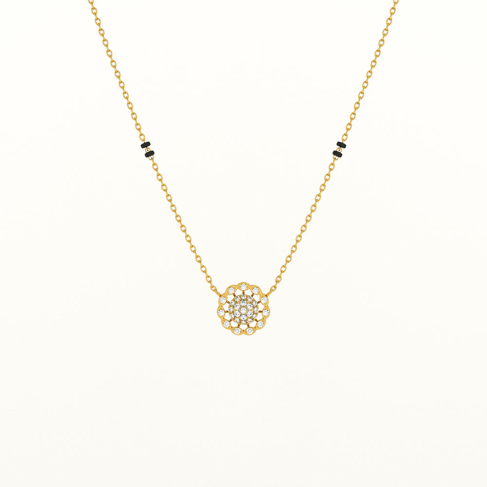 Eternal Bloom 925 Silver Mangalsutra
