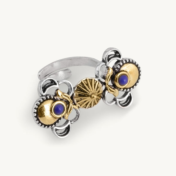 925 Silver Tomb Statement Ring