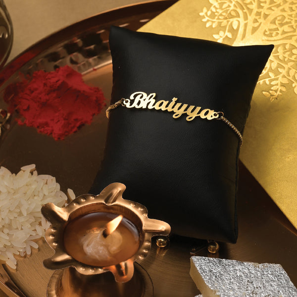 Bhaiyya Adjustable Rakhi- 18k Gold Plated