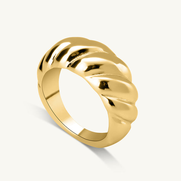 Rope Twisted Bold Ring