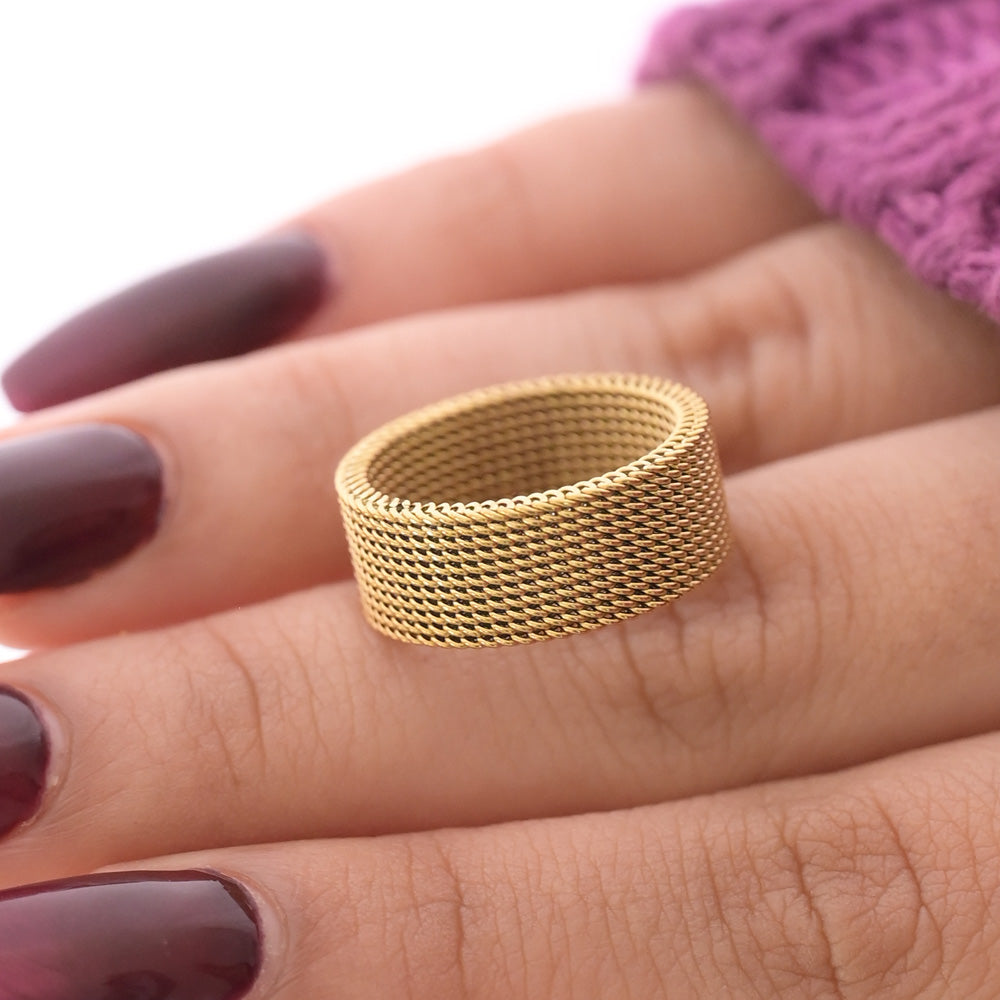 Buy Gilded Chain Ring online- Palmonas – PALMONAS