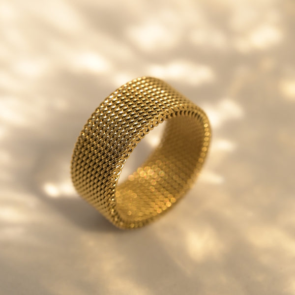 Gilded Chain Ring