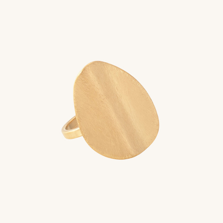 Shop Plain Polished Ring- 18k Gold Plated Palmonas-4