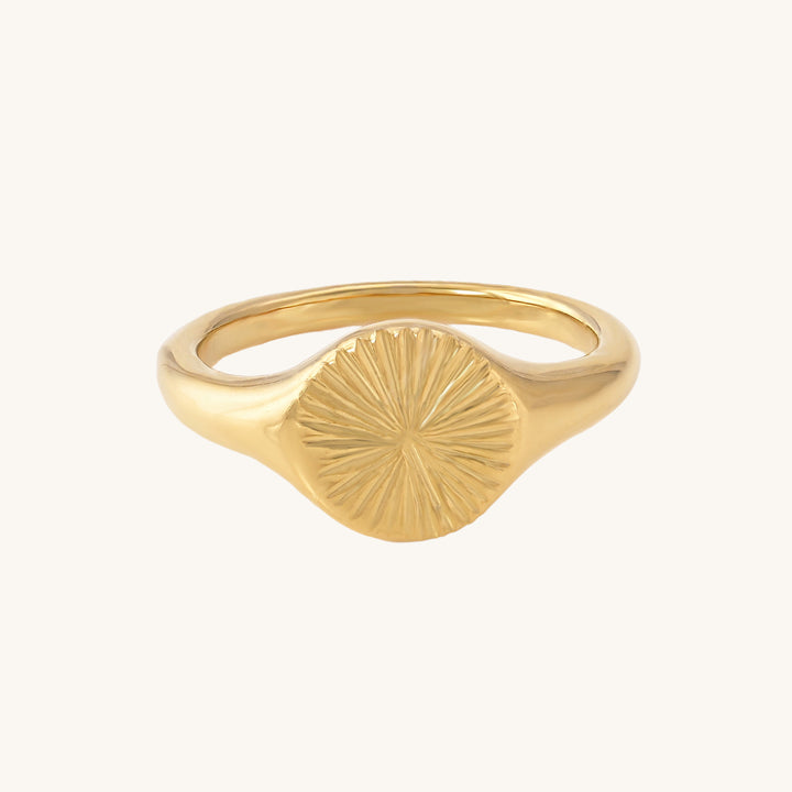 Shop Sunshine Beauty Ring- 18k Gold Plated Palmonas-3