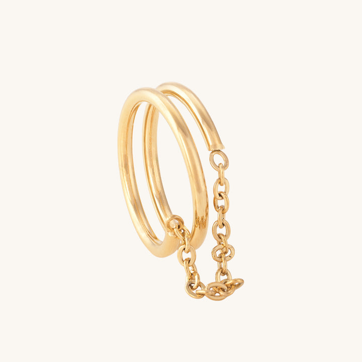 Shop Tassel Chain Spiral Ring Palmonas-3