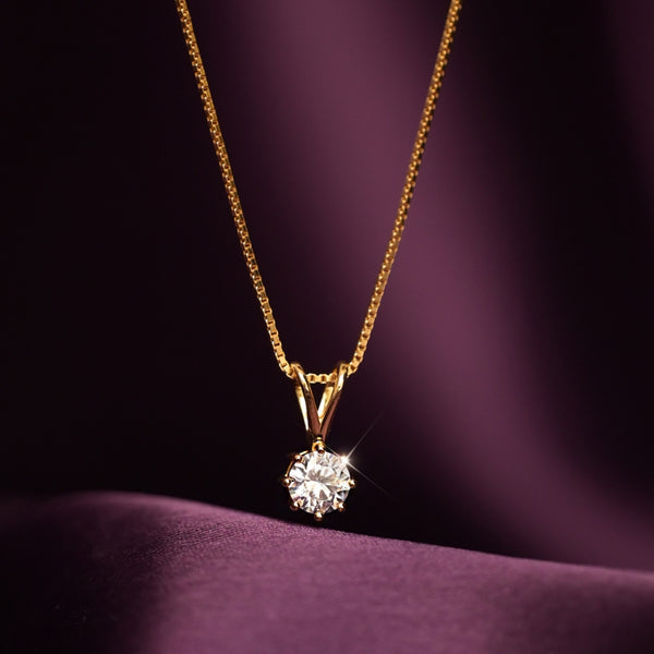 Shop Royal Solitaire Necklace Palmonas-1