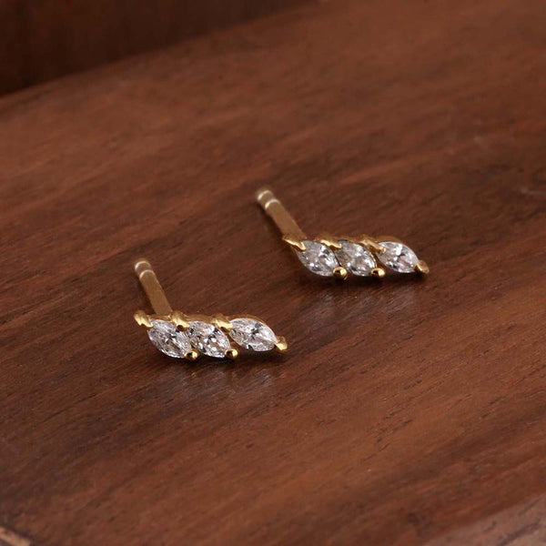 Minimalist Flare 925 Sterling Silver Studs