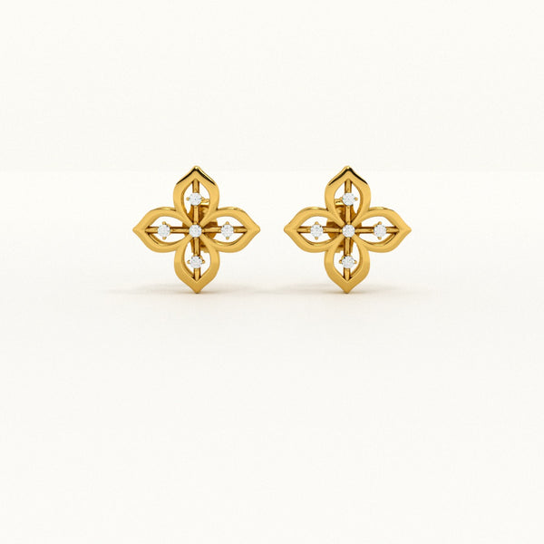 Floral Glow 0.04 Carat Lab-Grown Diamond Studs