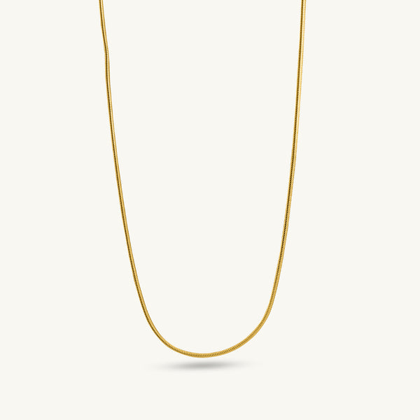 Omega Gold 925 Sterling Silver Chain