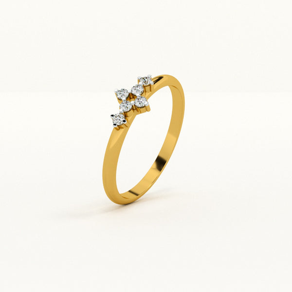Petite Blossom 0.10 Carat Lab-Grown Diamond Ring