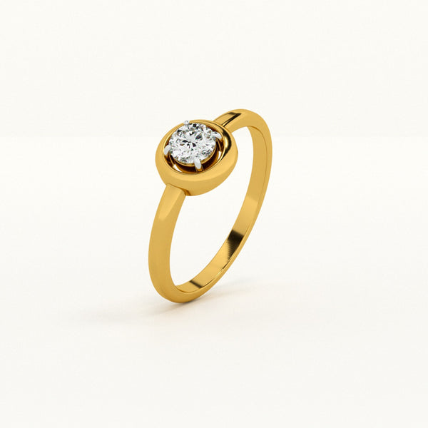 Minimalist Solitaire 0.30 carat Lab-Grown Diamond Ring