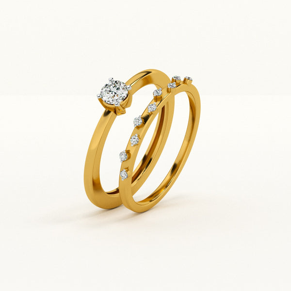 Golden Trail 0.3 Carat Lab-Grown Diamond Ring