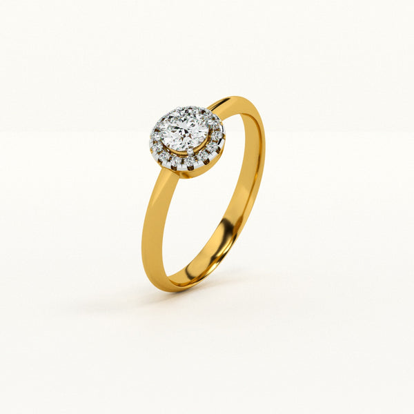 Ethereal Bloom 0.30 / 0.08 carat Lab-Grown Diamond Ring