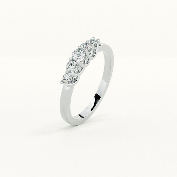 Timeless Beauty Lab-Grown Diamond Silver Ring
