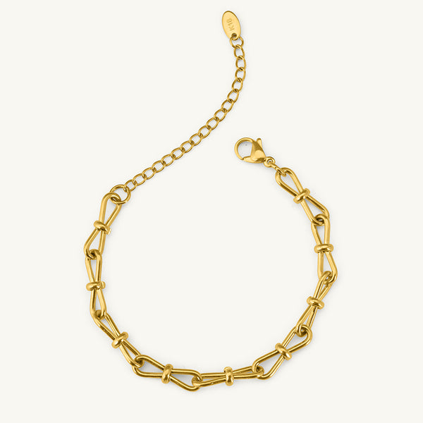 Abstract Link Bracelet