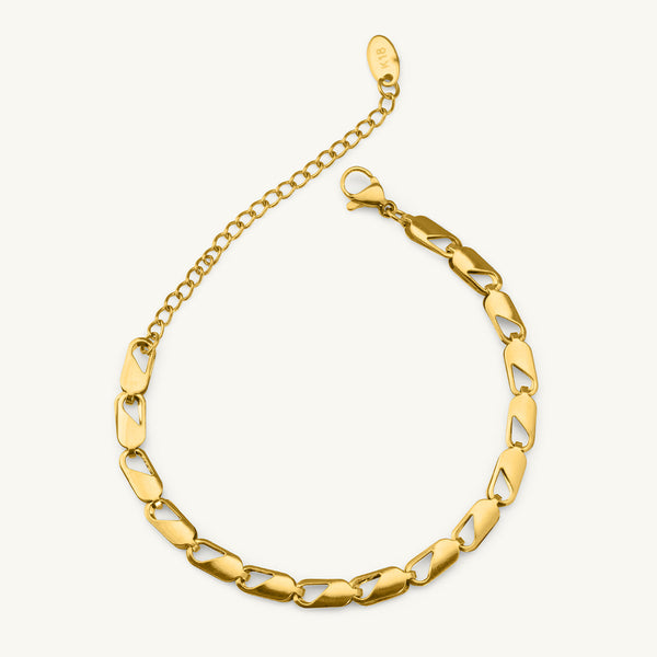Elongated Chain Bracelet
