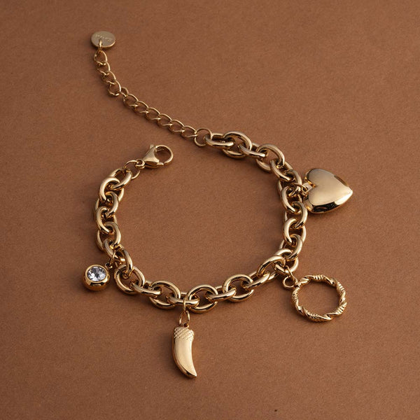 Fierce Heart Gold Bracelet