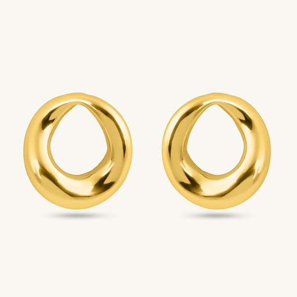 Golden Twist Studs
