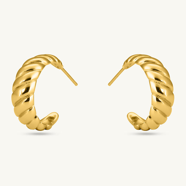 Croissant Hoop Earrings