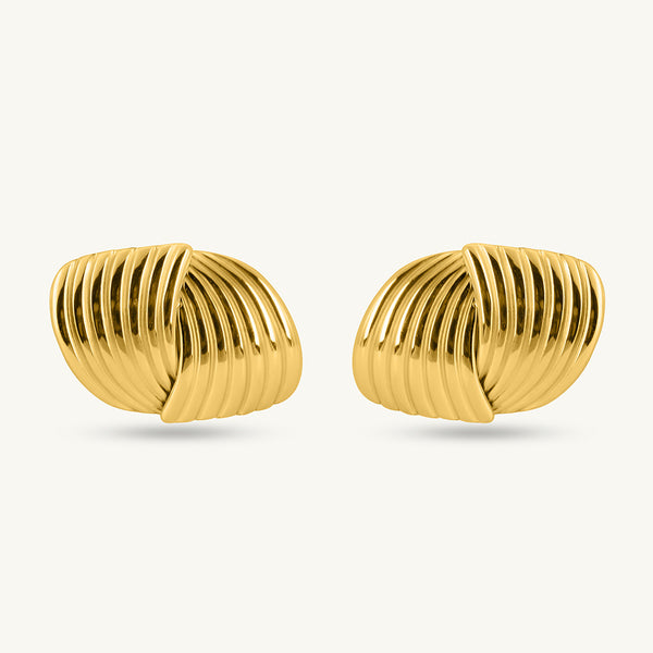 Alice Swirl Fan Earrings