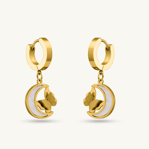 Lunar Butterfly Earrings