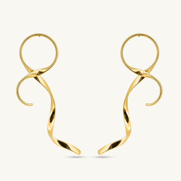 Golden Figure Eight Drops
