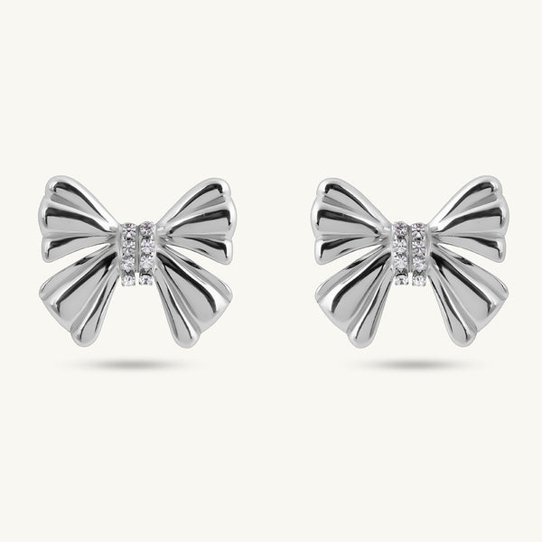 Sparkly Bow Earrings
