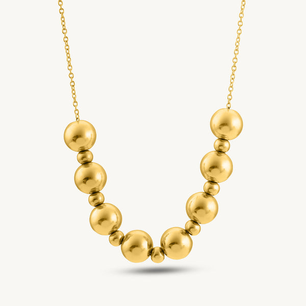 Gold Ball Chain Necklace