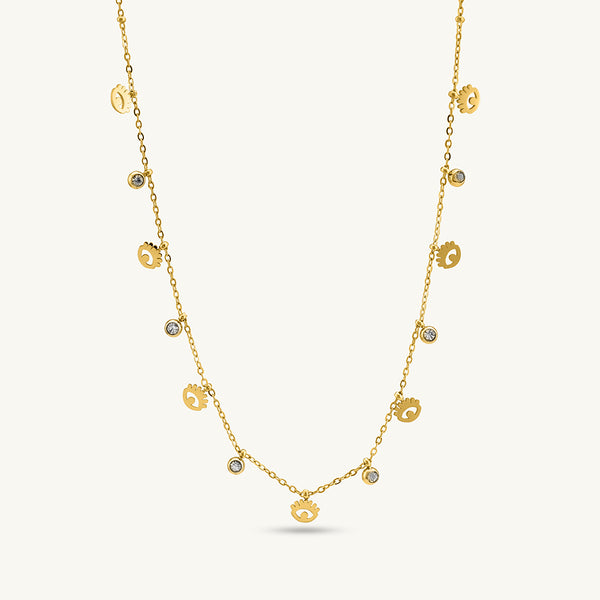 Scattered Sparkle Necklace