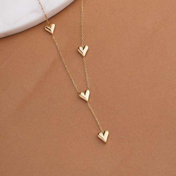 Heartstrings Gold Necklace