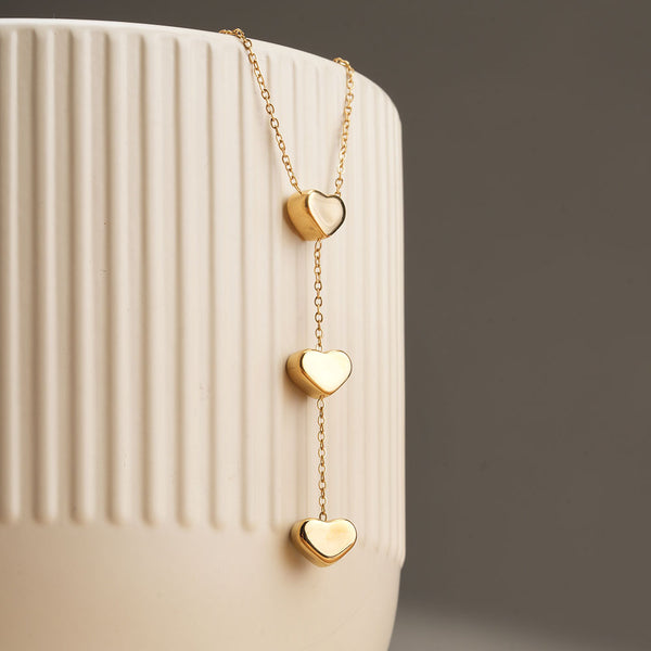 Three Tier Heart Pendant