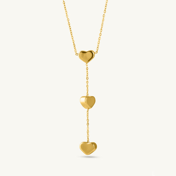Three Tier Heart Pendant