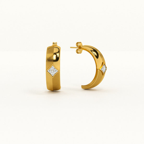 Gilded Murmur Signature Hoops