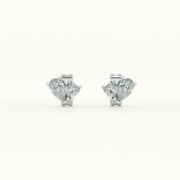 Floral Petal 925 Sterling Silver Studs